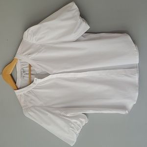 Evereve White Button Down Shirt